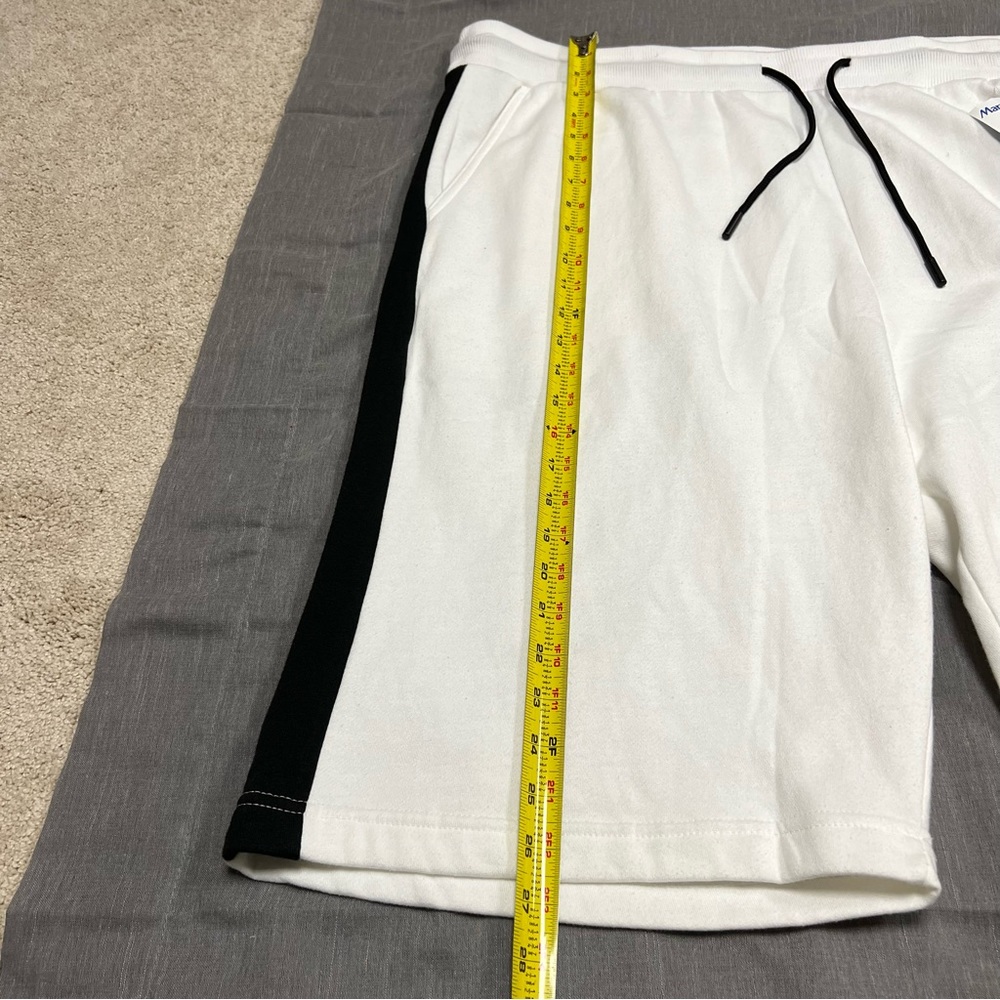 Kenneth Cole Men’s Organic Cotton Athletic Jogger White Shorts Sz 3X - Picture 8 of 8
